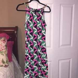 Beautiful Kaari Blue dress (Pink, Green, Black & White)